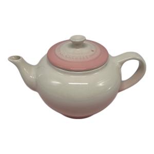 LE CREUSET (ルクルーゼ) ティーポット ベージュ×ピンク