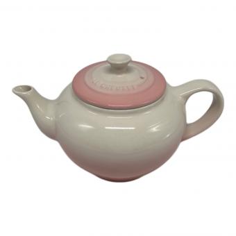 LE CREUSET (ルクルーゼ) ティーポット ベージュ×ピンク