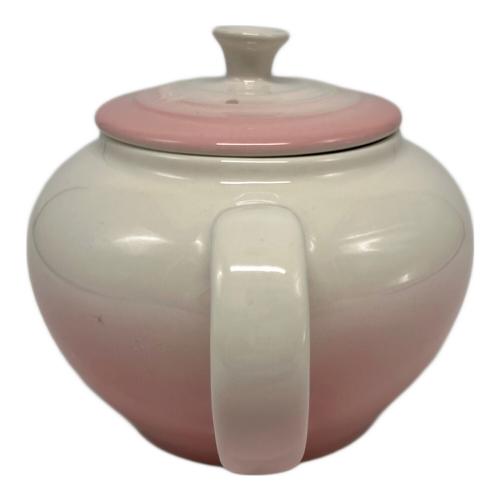 LE CREUSET (ルクルーゼ) ティーポット ベージュ×ピンク