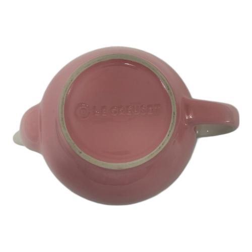 LE CREUSET (ルクルーゼ) ティーポット ベージュ×ピンク