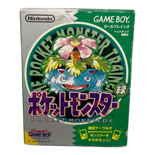 Nintendo (ニンテンドー) ポケットモンスター緑 ゲームボーイ用ソフト