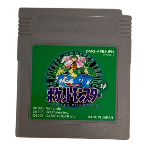 Nintendo (ニンテンドー) ポケットモンスター緑 ゲームボーイ用ソフト