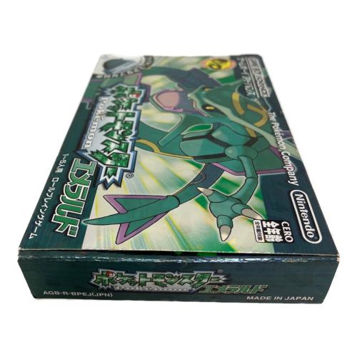 Nintendo (ニンテンドー) ポケットモンスターエメラルド ゲームボーイアドバンス用ソフト ワイヤレスアダプタ欠品 CERO A (全年齢対象)