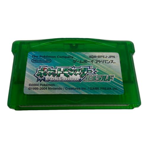 Nintendo (ニンテンドー) ポケットモンスターエメラルド ゲームボーイアドバンス用ソフト ワイヤレスアダプタ欠品 CERO A (全年齢対象)