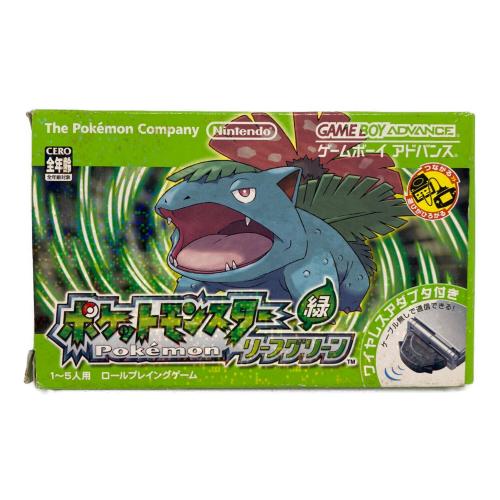 Nintendo (ニンテンドー) ポケットモンスターリーフグリーン ゲームボーイアドバンス用ソフト CERO A (全年齢対象)