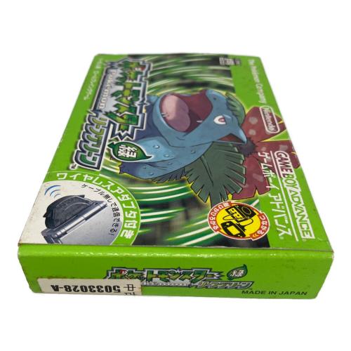 Nintendo (ニンテンドー) ポケットモンスターリーフグリーン ゲームボーイアドバンス用ソフト CERO A (全年齢対象)