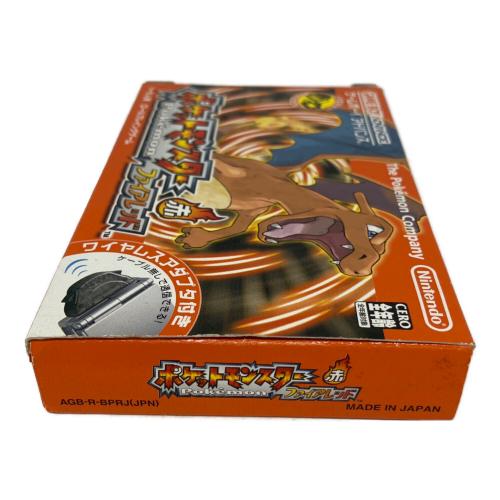 Nintendo (ニンテンドー) ポケットモンスターファイアレッド ゲームボーイアドバンス用ソフト 説明書ページ欠落有 CERO A (全年齢対象)