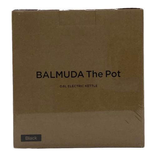 BALMUDA (バルミューダ) 電気ケトル KPT01JP-BK BALMUDA The Pot 0.6L