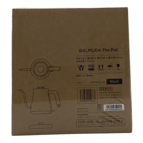 BALMUDA (バルミューダ) 電気ケトル KPT01JP-BK BALMUDA The Pot 0.6L