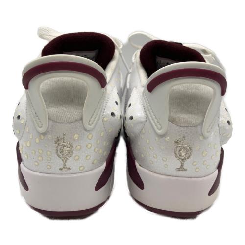 NIKE (ナイキ) ゴルフシューズ DV6796-116 Air Jordan 6 Retro Low Golf NRG 'Bordeaux'程度A レディース SIZE 24.5cm ホワイト