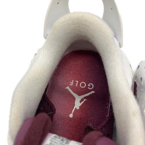 NIKE (ナイキ) ゴルフシューズ DV6796-116 Air Jordan 6 Retro Low Golf NRG 'Bordeaux'程度A レディース SIZE 24.5cm ホワイト