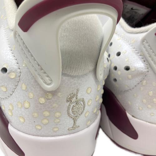 NIKE (ナイキ) ゴルフシューズ DV6796-116 Air Jordan 6 Retro Low Golf NRG 'Bordeaux'程度A レディース SIZE 24.5cm ホワイト