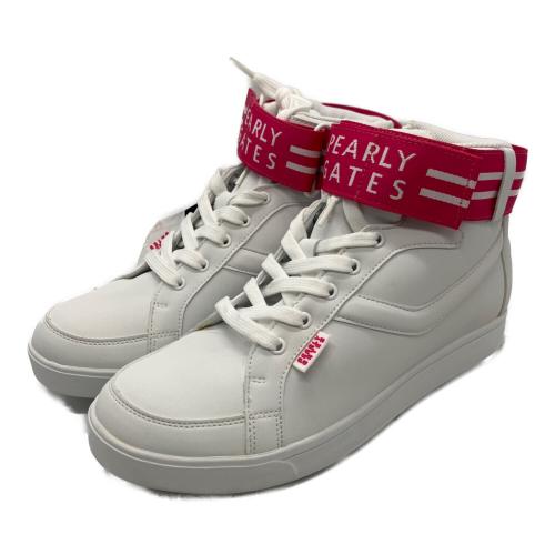 PEARLY GATES (パーリーゲイツ) ゴルフシューズ 053-9292802 レディース SIZE 25cm ホワイト
