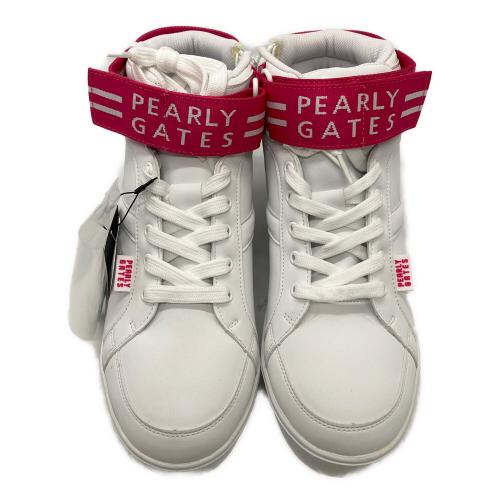 PEARLY GATES (パーリーゲイツ) ゴルフシューズ 053-9292802 レディース SIZE 25cm ホワイト