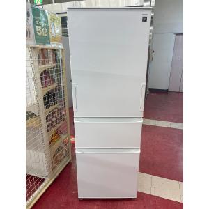 SHARP (シャープ) 3ドア冷蔵庫 SJ-PW37P-W 2025年製 374L