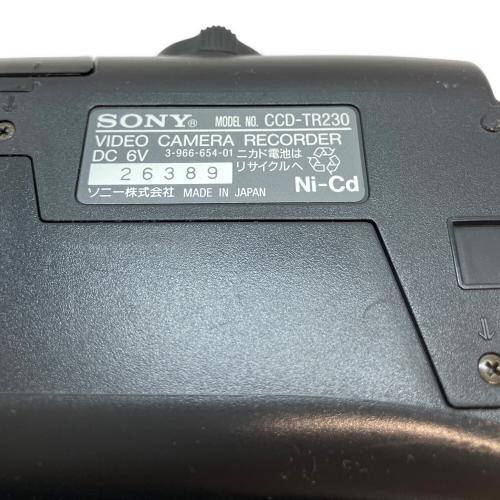 SONY (ソニー) ビデオカメラ CCD-TR230 キズ有