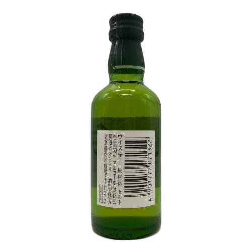 サントリー 白州 ジャパニーズウィスキー 12年 50ml