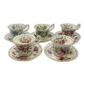 ROYAL ALBERT (ロイヤルアルバート) カップ&ソーサー フラワー・オブ・ザ・マンス