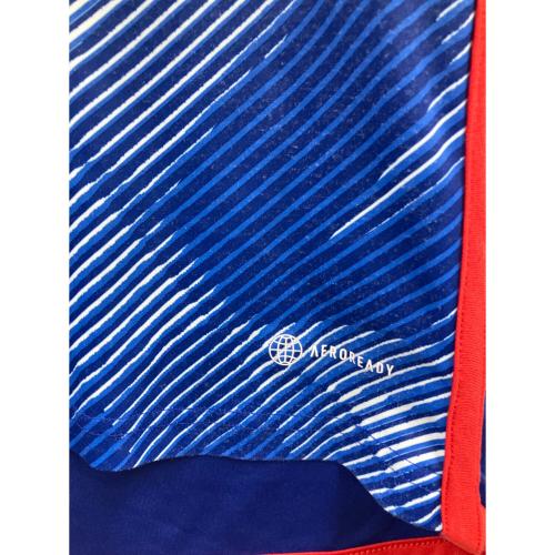 adidas (アディダス) サッカーユニフォーム HF1845 日本代表 2022 ホーム メンズ SIZE L ブルー