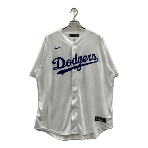 NIKE (ナイキ) レプリカユニフォーム T770-LDWH ロサンゼルス・ドジャース レプリカユニフォーム メンズ SIZE XL ホワイト