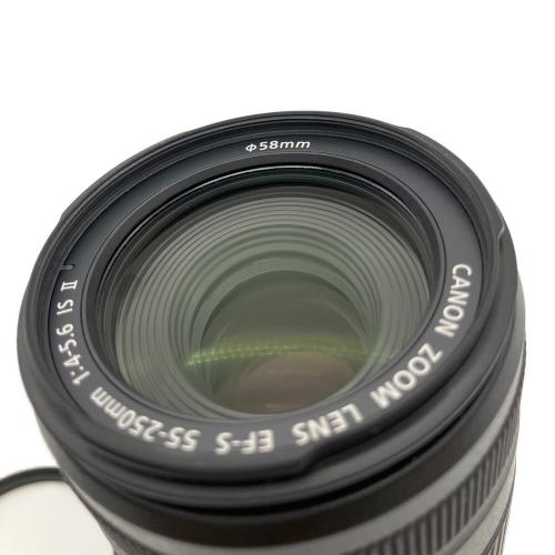 CANON (キヤノン) ズームレンズ EF-S 55-250mm F4-5.6 IS Ⅱ