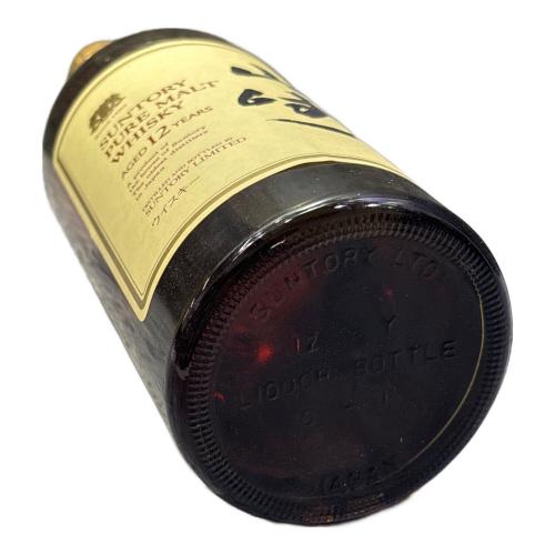サントリー 山崎 ピュアモルトウィスキー 12年 750ml