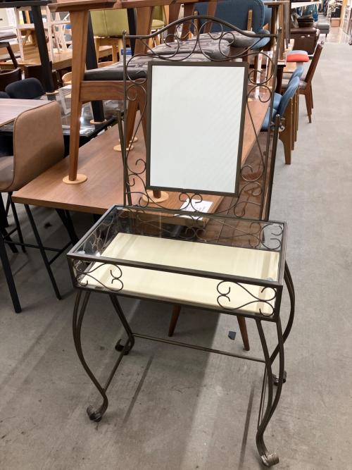Celestia アイアンドレッサー D-1251 アンティーク調 猫脚 ダークブラウン