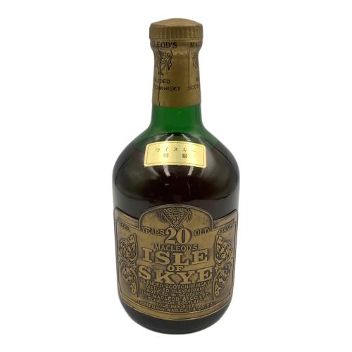 ISLE OF SKYE ウィスキー 20年 750ml