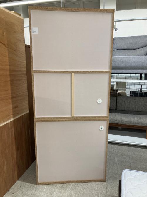 松田家具 (マツダカグ) レンジボード  ホワイト×シルバー