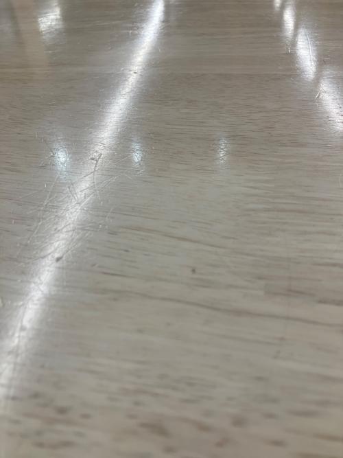 ニトリ ダイニング4点セット ナチュラル×グレー×レッド リラックス
