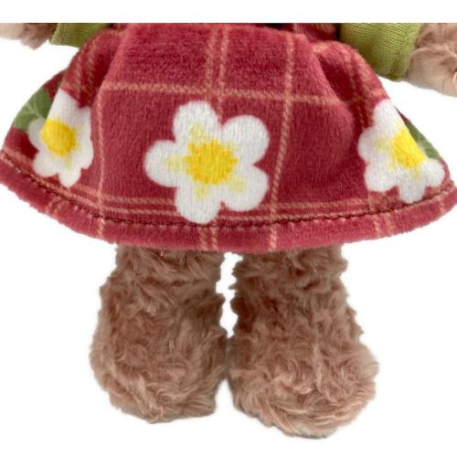 Disney(Duffy The Disney Bear) (ディズニー) シェリーメイ ぬいぐるみバッジ ハートフェルト・ストロベリーギフト