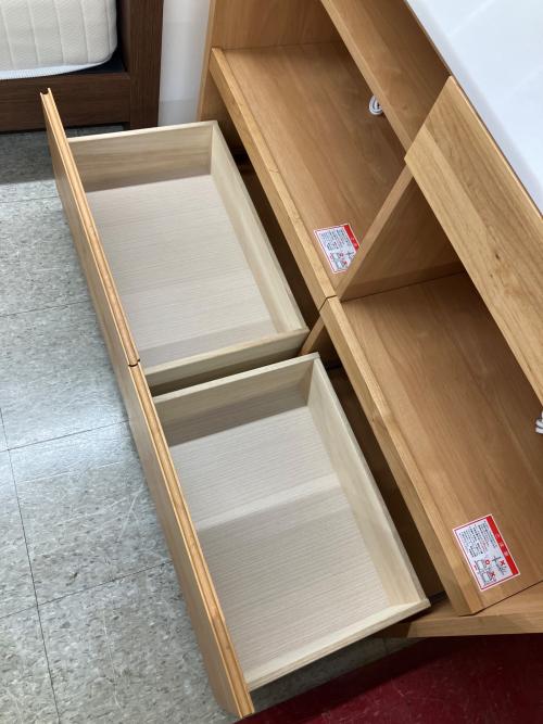 堀田木工 (ホッタモッコウ) キッチンカウンター ナチュラル×ホワイト