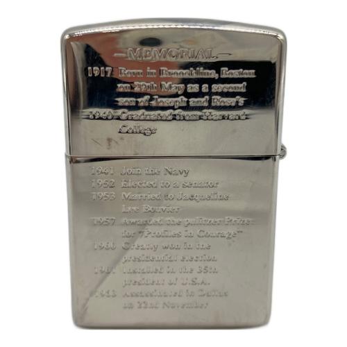 ZIPPO (ジッポ) オイルライター 記念コイン付き ジョン・F・ケネディ