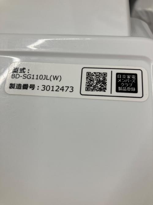 HITACHI (ヒタチ) ドラム式洗濯乾燥機 BD-SG110JL 2023年製