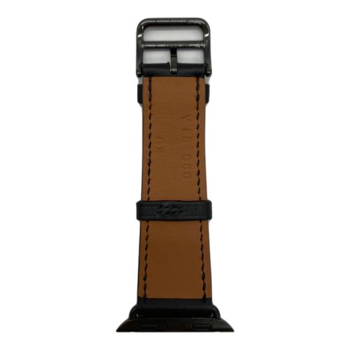 HERMES (エルメス) Apple Watch バンド MX2P2FE/A Y FS 080 ブラック×ブラウン