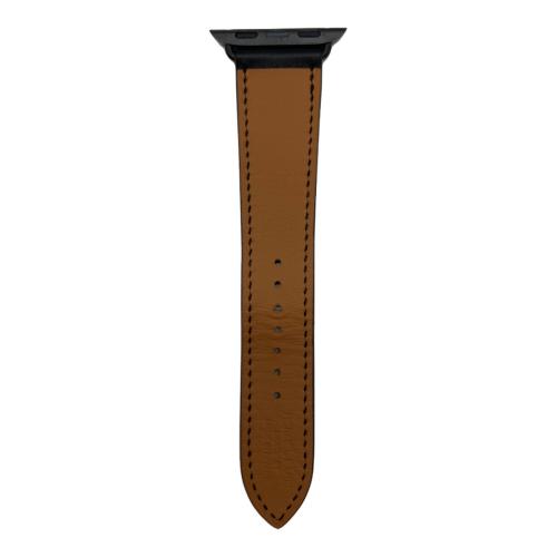 HERMES (エルメス) Apple Watch バンド MX2P2FE/A Y FS 080 ブラック×ブラウン