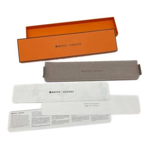 HERMES (エルメス) Apple Watch バンド MX2P2FE/A Y FS 080 ブラック×ブラウン