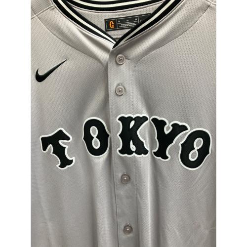 NIKE (ナイキ) 野球ユニフォーム 読売ジャイアンツ ビジター メンズ SIZE XL グレー