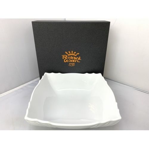 RICHARD GINORI (リチャードジノリ) スクエアボウル 未使用品 ベッキオ・ホワイト ベッキオ・ホワイト/深皿【トレファク花小金井店】