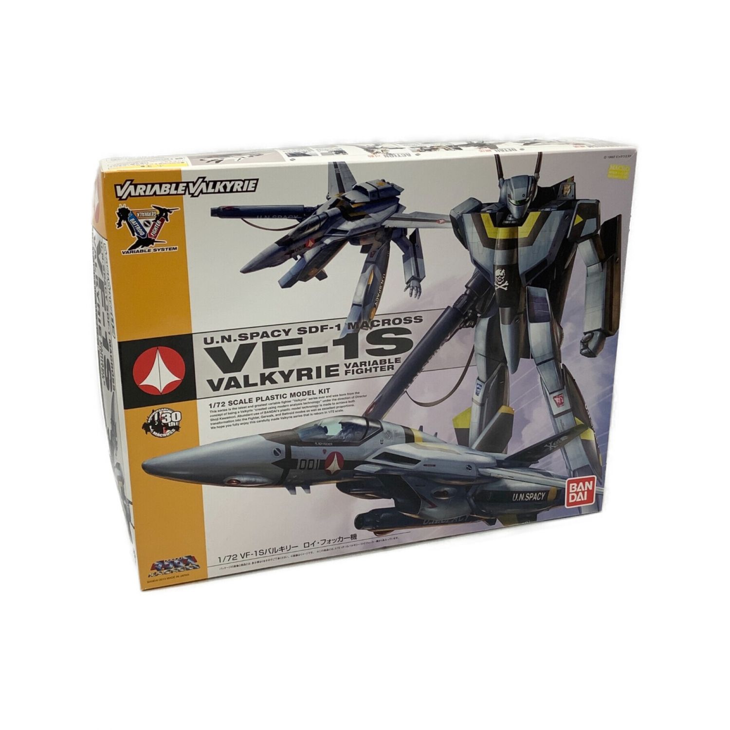 超目玉 バンダイ プラスチックキット 1／72 超時空要塞マクロス VF－1S