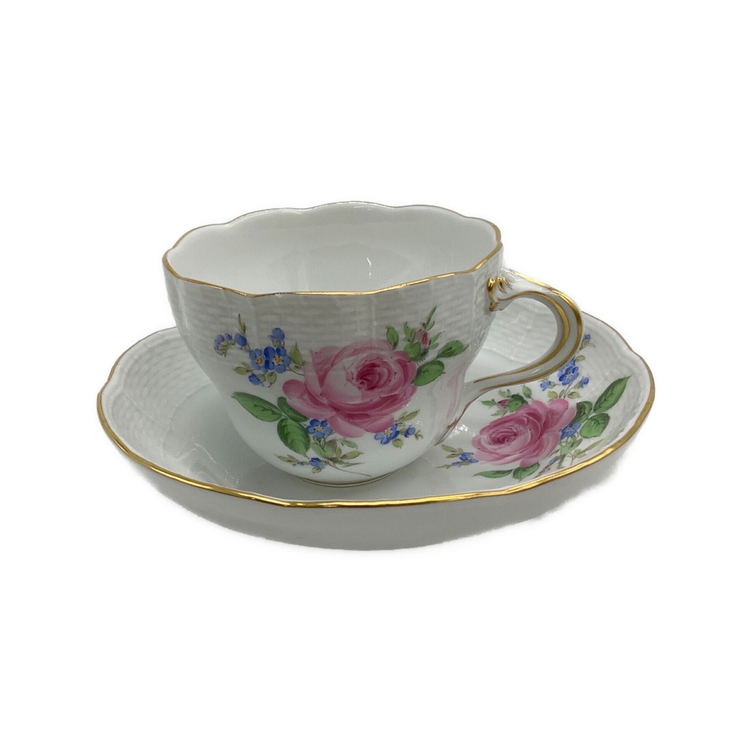 Meissen マイセン カップ ソーサー 0810 1454 ベーシックフラワー 二つ花 ピンクローズ 忘れな草 トレファクonline Meissen マイセン カップ ソーサー 0810 1454 ベーシックフラワー 二つ花 ピンクローズ 忘れな草 トレファクonline