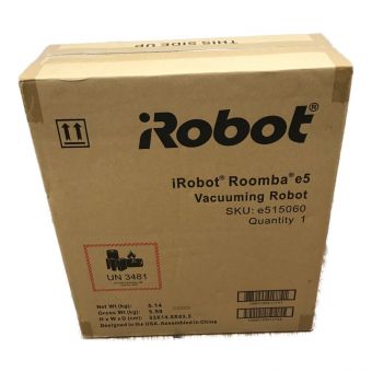iRobot (アイロボット) ロボットクリーナー E515060 程度S(未使用品) 純正バッテリー 未使用品