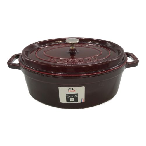 Staub (ストウブ) ココット・オーバル グレナディンレッド 40509-364