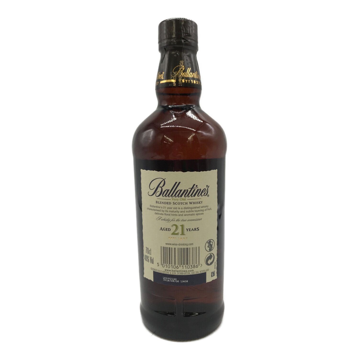 バランタイン (Ballantine's) スコッチ 700ml 21年 旧ボトル 未開封｜トレファクONLINE