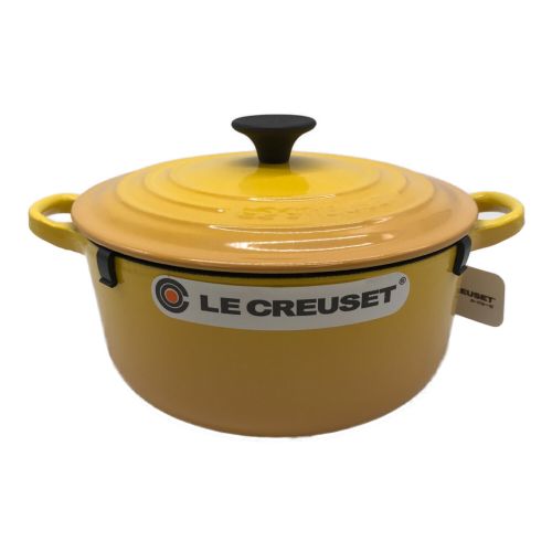 LE CREUSET (ルクルーゼ) 両手鍋 ディジョンイエロー 2501-20 ココット ...