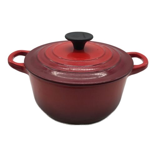 LE CREUSET (ルクルーゼ) 鍋 レッド ココット・ロンド 16cm