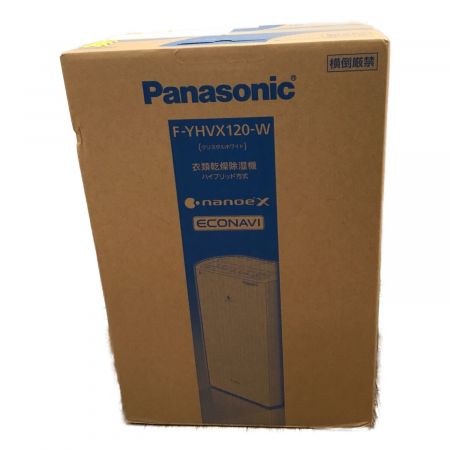 Panasonic (パナソニック) 衣類乾燥除湿機 ハイブリッド式 F-YHVX120-W 衣類乾燥機能 木造:11/13畳 鉄筋:23/25畳 程度S(未使用品) 未使用品