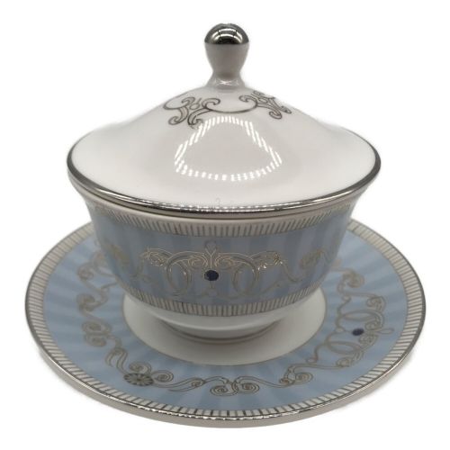 Wedgwood (ウェッジウッド) オリエンタル蓋付湯呑＆ソーサー アレクサンドラ