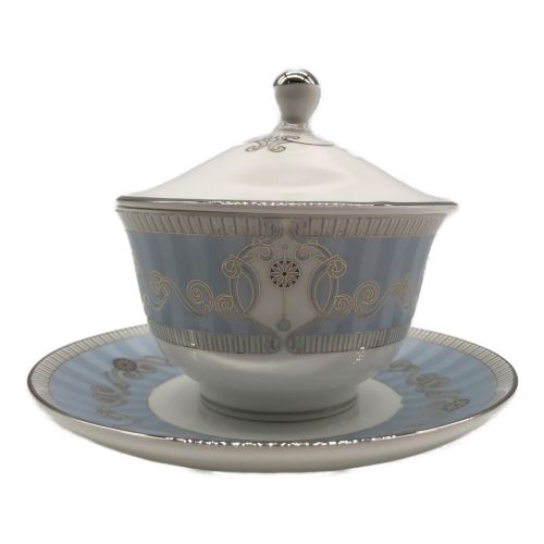 Wedgwood (ウェッジウッド) オリエンタル蓋付湯呑＆ソーサー アレクサンドラ