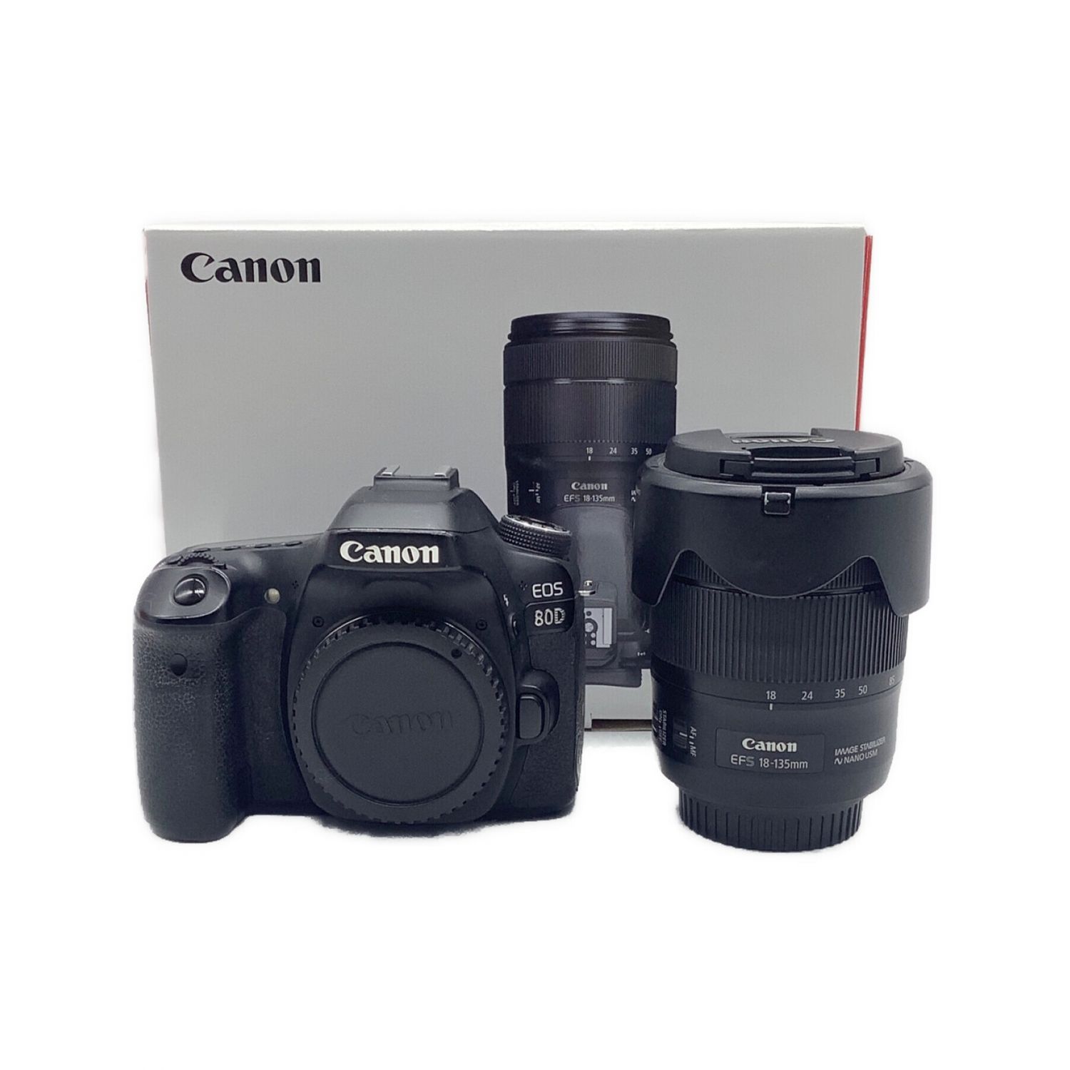 CANON (キャノン) デジタル一眼レフカメラ レンズ EFS-18-135mm付属
